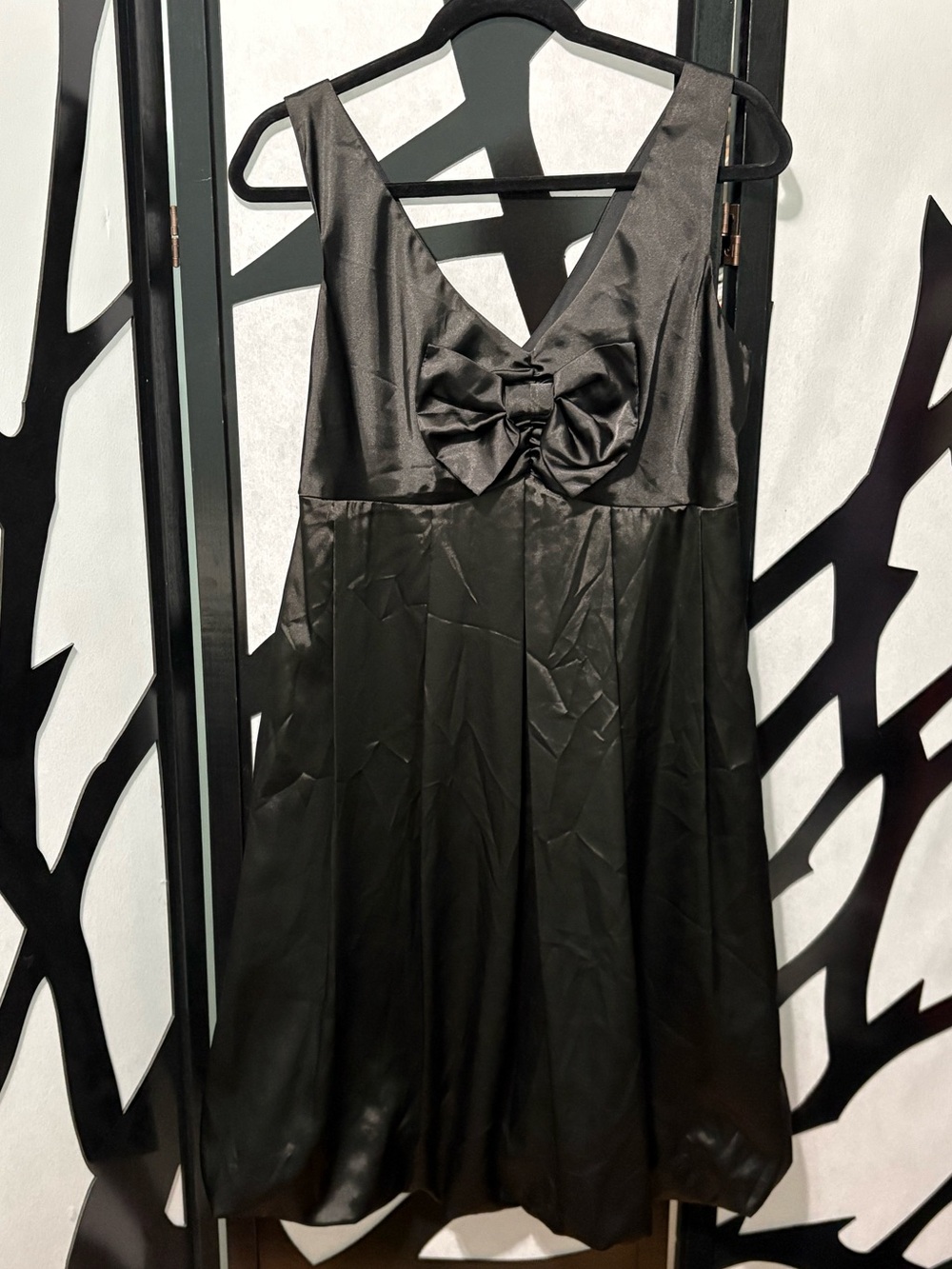 NINETY Bow Front Sleeveless Bubble Dress